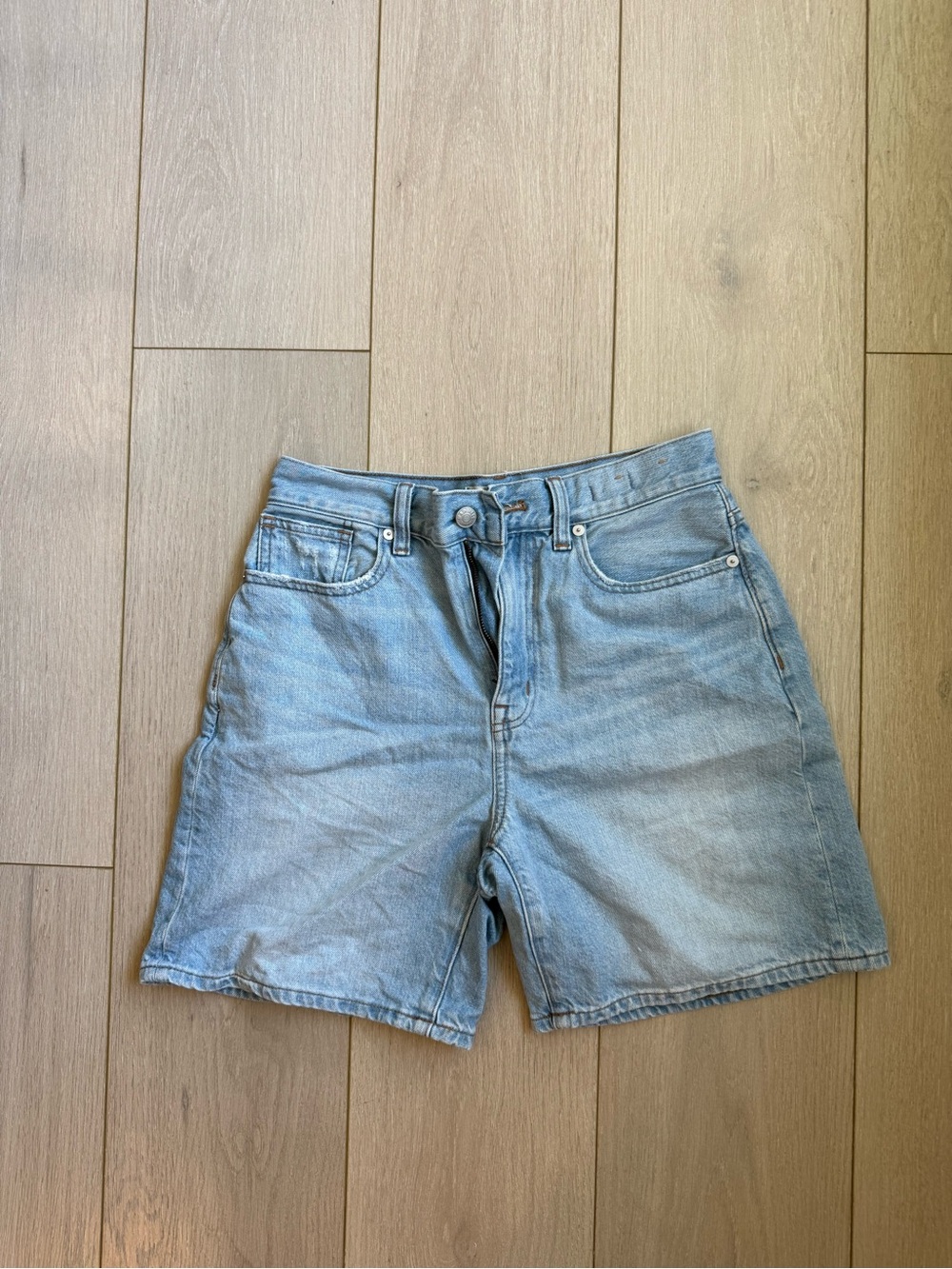 Madewell Light Blue Denim Shorts